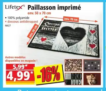 Norma Paillasson Imprimé offre