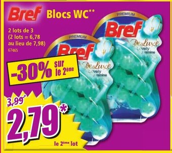 Norma Blocs wc offre