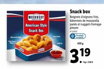 Lidl Snack Box offre