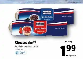 Lidl Cheesecake offre