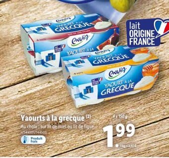 Lidl Yaourts a la grecque offre