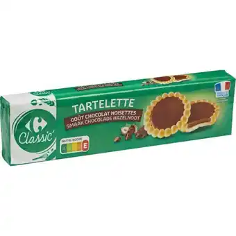 Carrefour Carrefour classic' biscuits tartelette chocolat noisettes carrefour classic' offre