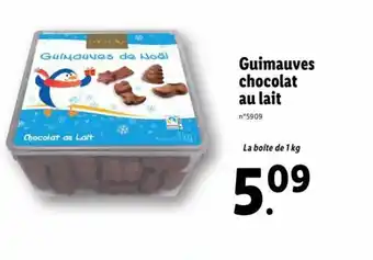 Lidl Guimauves Chocolat Au Lait offre