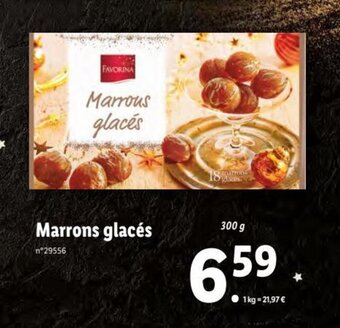 Lidl Marrons Glacés offre