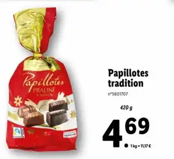 Lidl Papillotes Tradition offre