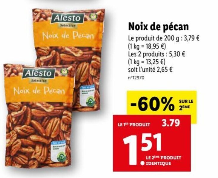 Promo Noix De Pécan chez Lidl