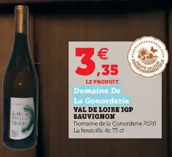 Hyper U Val de Loire IGP Sauvignon offre