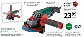 Lidl Meuleuse D'Angle offre