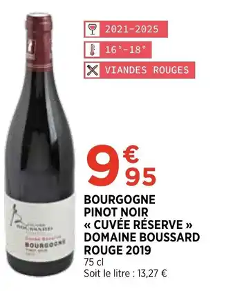Bi1 Bourgogne Pinot Noir offre