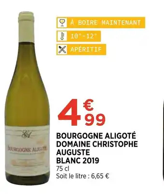 Bourgogne Aligoté Domaine Christophe Auguste