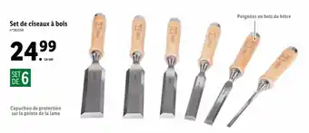 Lidl Set De Ciseaux A Bois offre