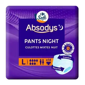 Carrefour culottes pants night absodys large t52-60 carrefour