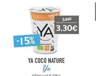 Naturalia Ya coco nature ya offre