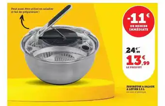 Hyper U Essoreuse à salade à levier 3.5l offre