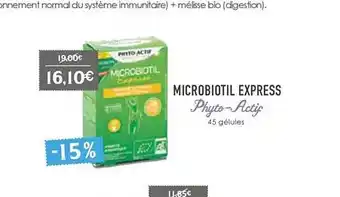 Naturalia Microbiotil express phyto-actif offre