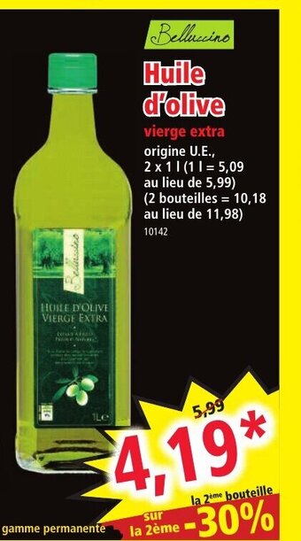 Norma Huile d'Olive offre