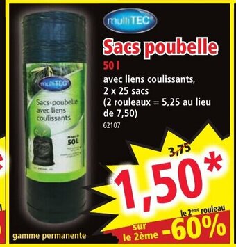 Norma Sacs Poubelle offre