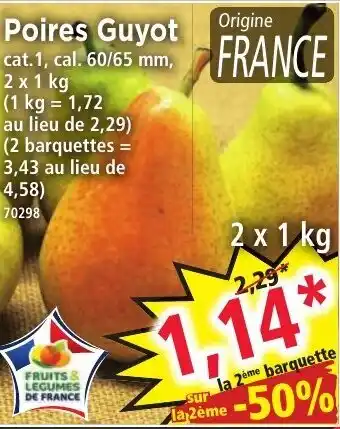 Poires Guyot