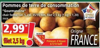 Norma Pommes de terre de Consommation offre
