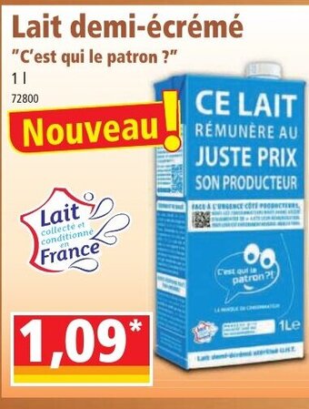 Norma Lait Demi-écrémé offre
