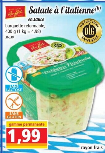 Norma Salade à L'Italienne offre