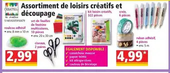 Norma Assortiment de Loisirs Créatifs et Découpage offre