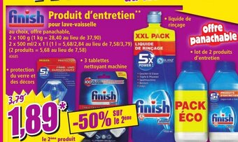 Norma Finish Produit d'entretien offre
