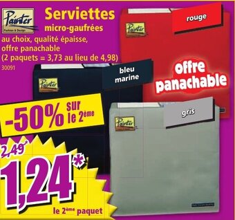 Norma Serviettes offre
