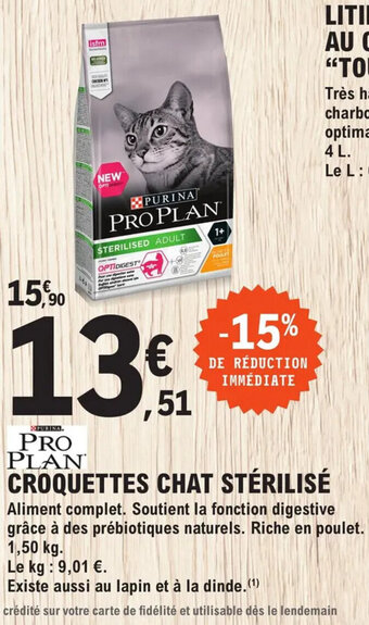 E.Leclerc Jardi Croquettes Chat Stérilisé offre