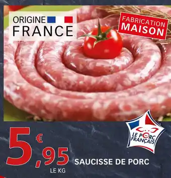 E.Leclerc Saucisse de Porc offre
