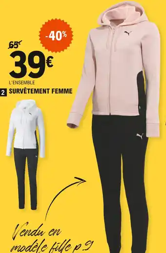 E.Leclerc Sport Survêtement Femme offre
