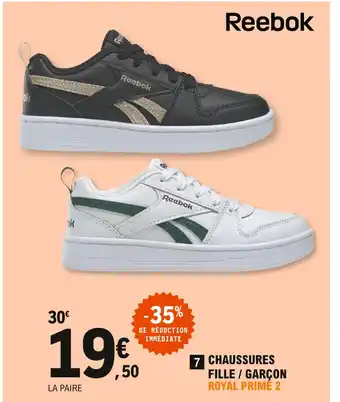 E.Leclerc Sport Reebok Chaussures Fille/Garçon offre