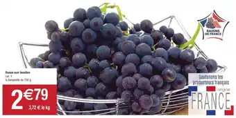 Cora x Carrefour Raisin Noir Lavallée offre