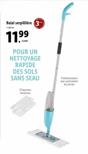 Lidl Balai Serpillière offre