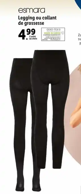 Lidl Legging ou Collant de Grossesse offre