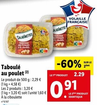 Taboulé au Poulet