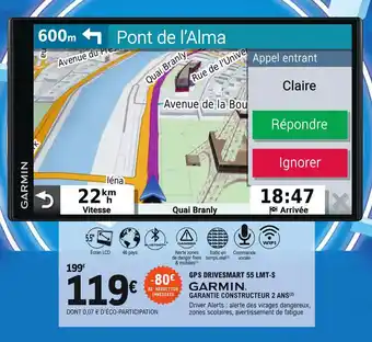 E.Leclerc L'Auto GPS Drivesmart 55 LMT-S offre