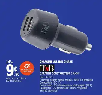E.Leclerc L'Auto Chargeur Allume-Cigare offre
