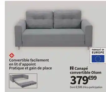 Conforama Canapé convertible olsen offre