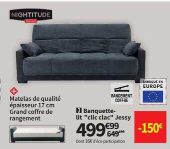 Conforama Banquette-lit offre