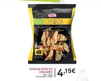 Gyozas porc et légumes vici