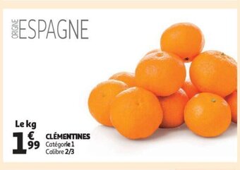 Auchan Clementines offre