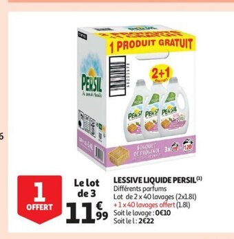 Auchan Lessive Liquide Persil offre