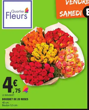 E.Leclerc Bouquet de 20 Roses offre