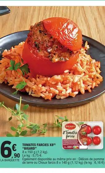 E.Leclerc Tomates Farcies x6 Bigard offre