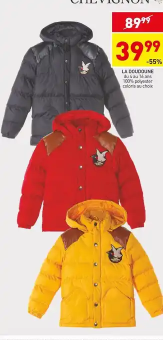Stokomani Chevignon la doudoune offre