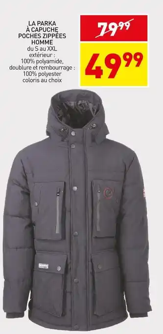 Stokomani Geonorway la parka à capuche poches zippées homme offre