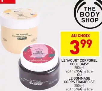 Stokomani The body shop le yaourt corporel cool daisy offre