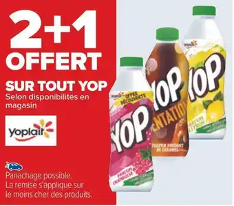 Carrefour Yop bon plan sur tout yop offre
