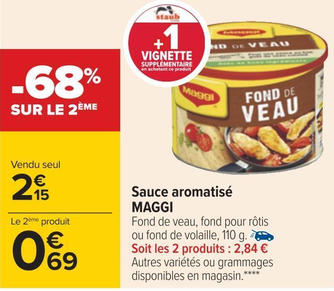 Promo Maggi sauce aromatisé chez Carrefour